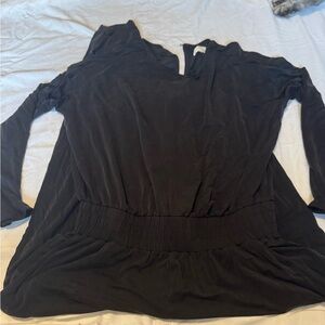Lou & Grey Black Long Sleeve jumpsuit